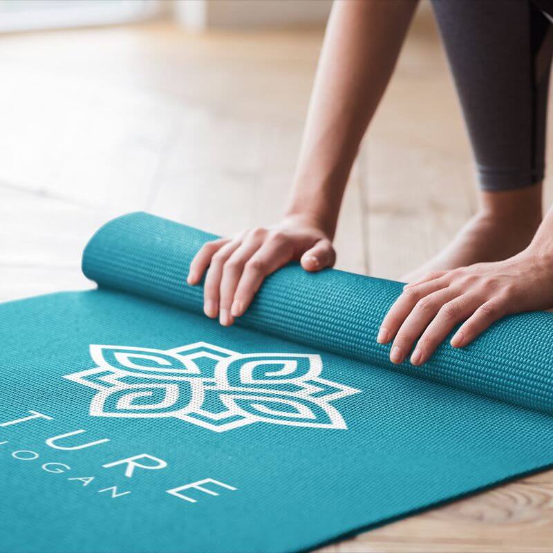 Custom Yoga Mat With Logo