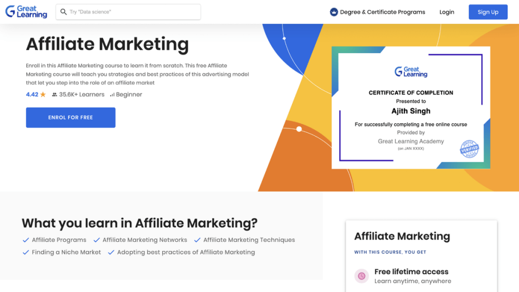 Best Affiliate Marketing Courses: Free And Paid (2023)