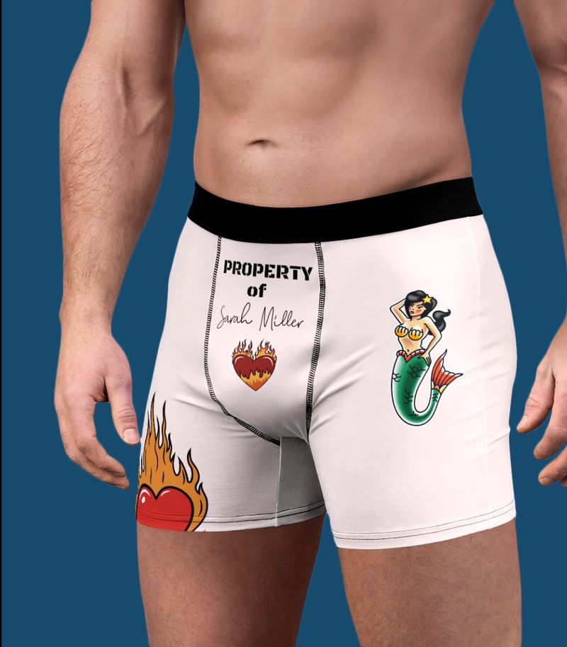 Fully Printed Custom Boxers Printify