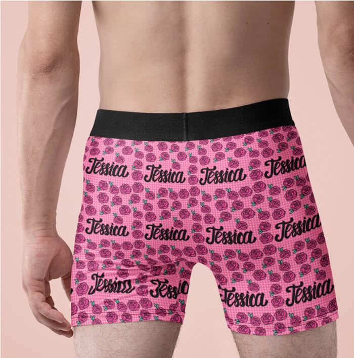 This Sexy Bum Belong To, Funny Custom Face Men Boxer Briefs