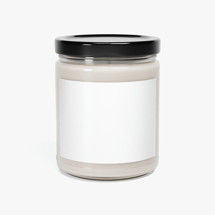 Scented Soy Candle – Glossy print, 9oz