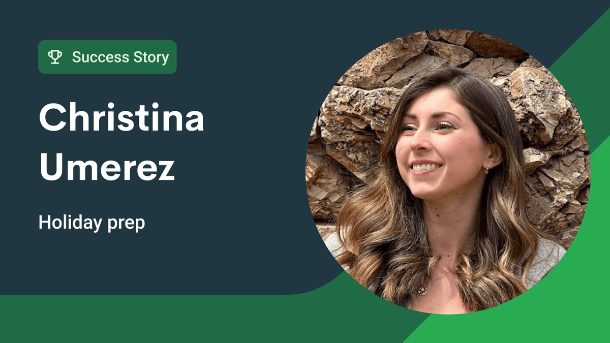 Success Story - Sell More After The Holidays with Christina Umerez