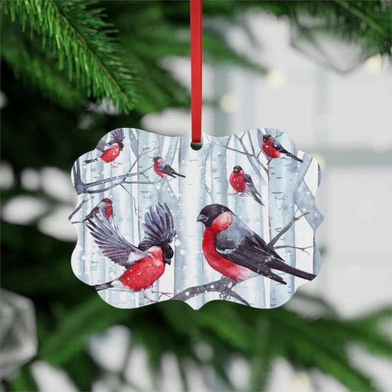 20 Christmas Ornaments to Make and Sell - Bird Christmas Ornaments