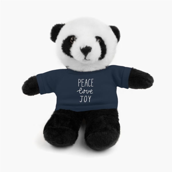 Print on Demand Small Plush Teddy Bear with Tee