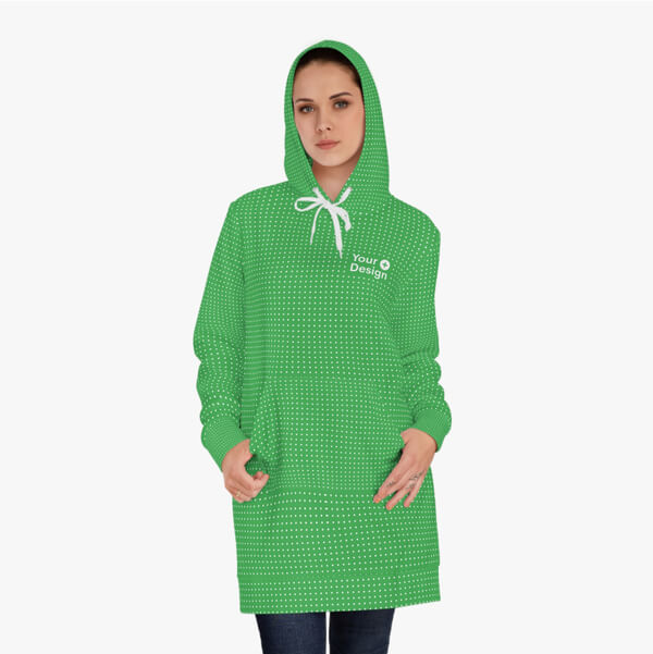 Custom Sublimation Hoodies & Sweatshirts - Women's AOP Hoodie Dress - Printify