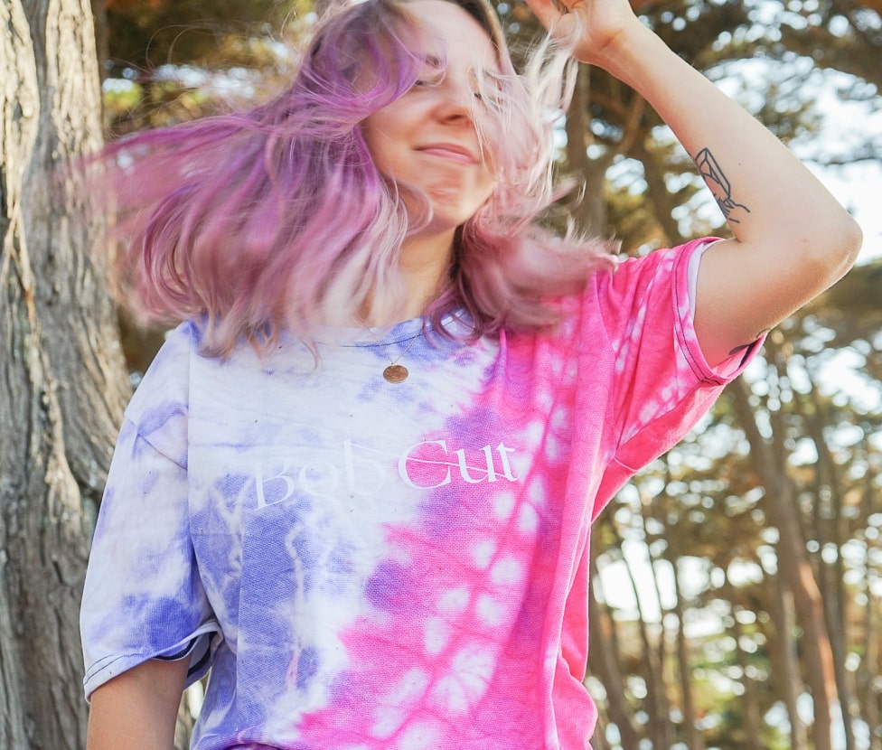 Purple Cyclone Tie-Dye T-Shirt