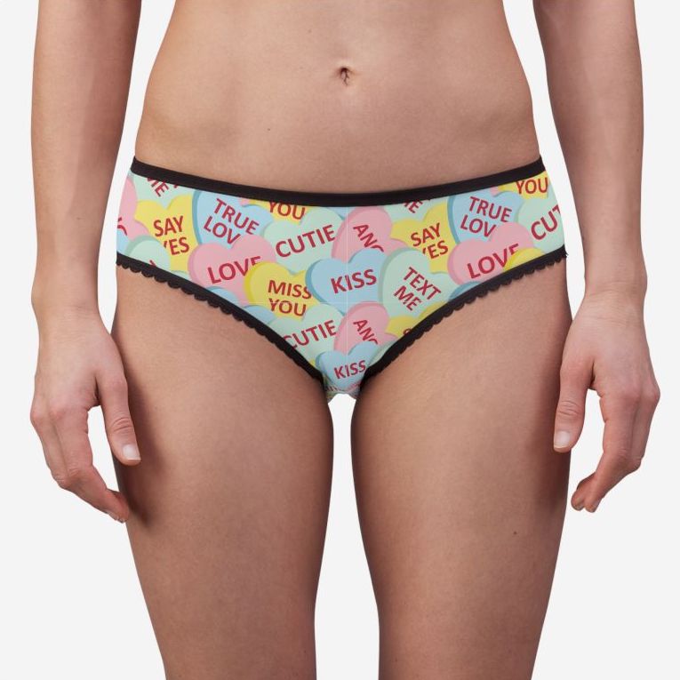 Create Unique Custom Face Women's Underwear Personalized Photo