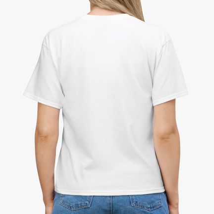 Custom Unisex T-Shirts Women Back