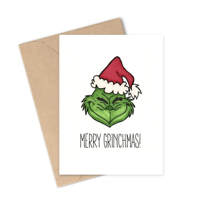 Funny Christmas Cards - Merry Grinchmas