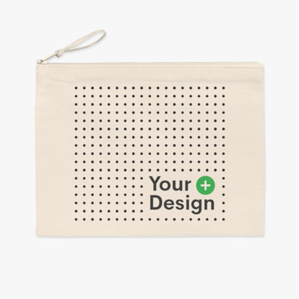 The Cotton & Canvas Co. Custom Pencil Case - White