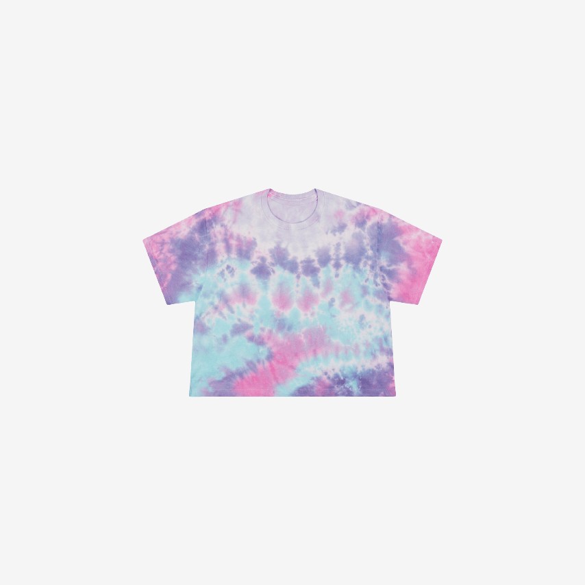 Tie-Dye Color Combos From Printify - Blue, Pink, Purple, and Gray