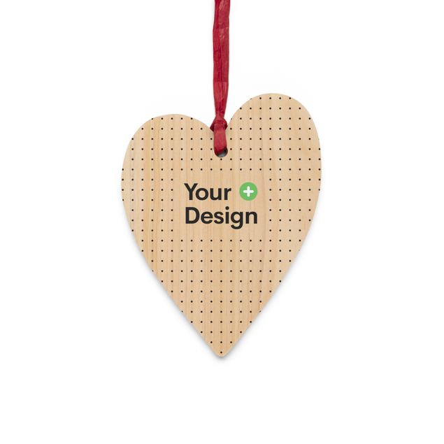 Build Your Own Reindeer Personalized Heart Ornaments