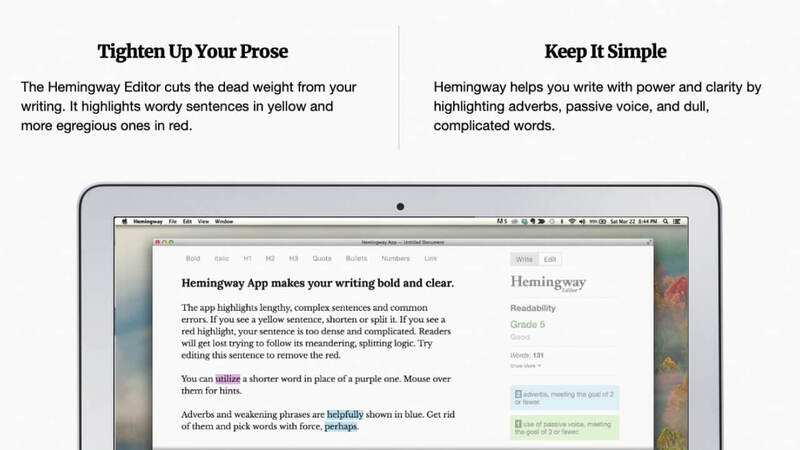 Best Productivity Tools - Hemingway Editor
