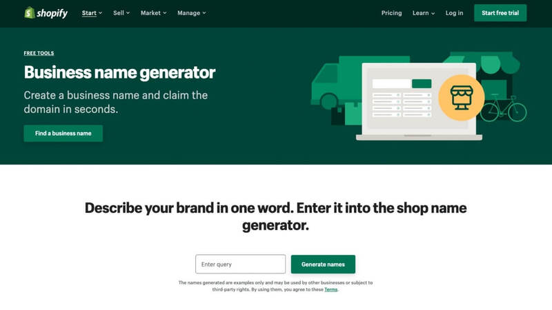 Best Productivity Tools - Shopify Business Name Generator