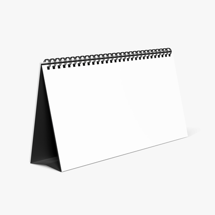 blank flip calendar clip art