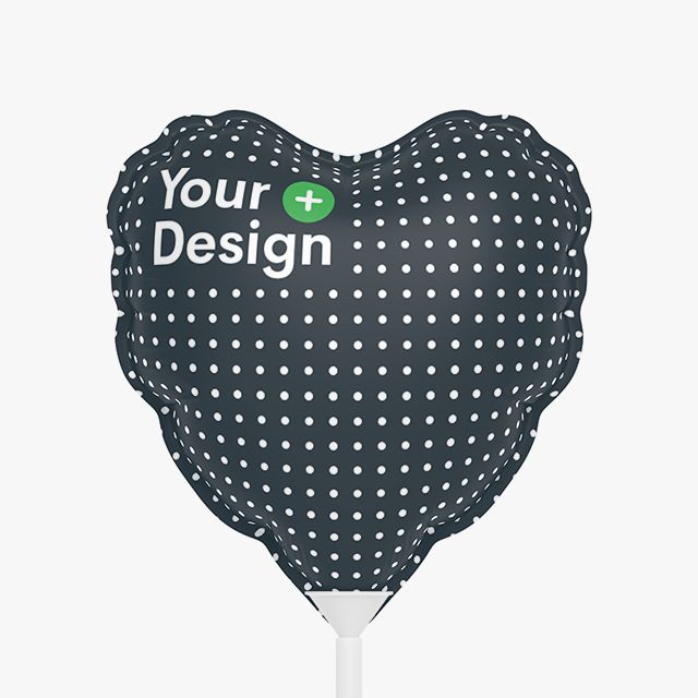 Heart-Shaped Balloons Add Your Design