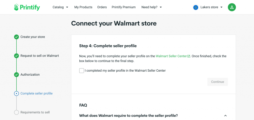 How to Set up a Walmart Store - Complete Seller Profile
