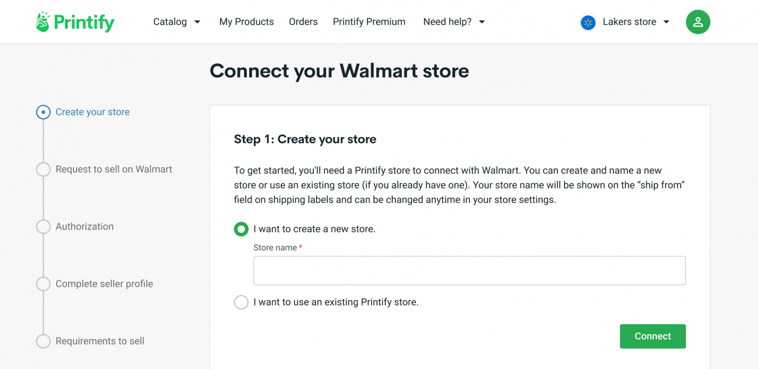 Walmart Print on Demand Integration Printify