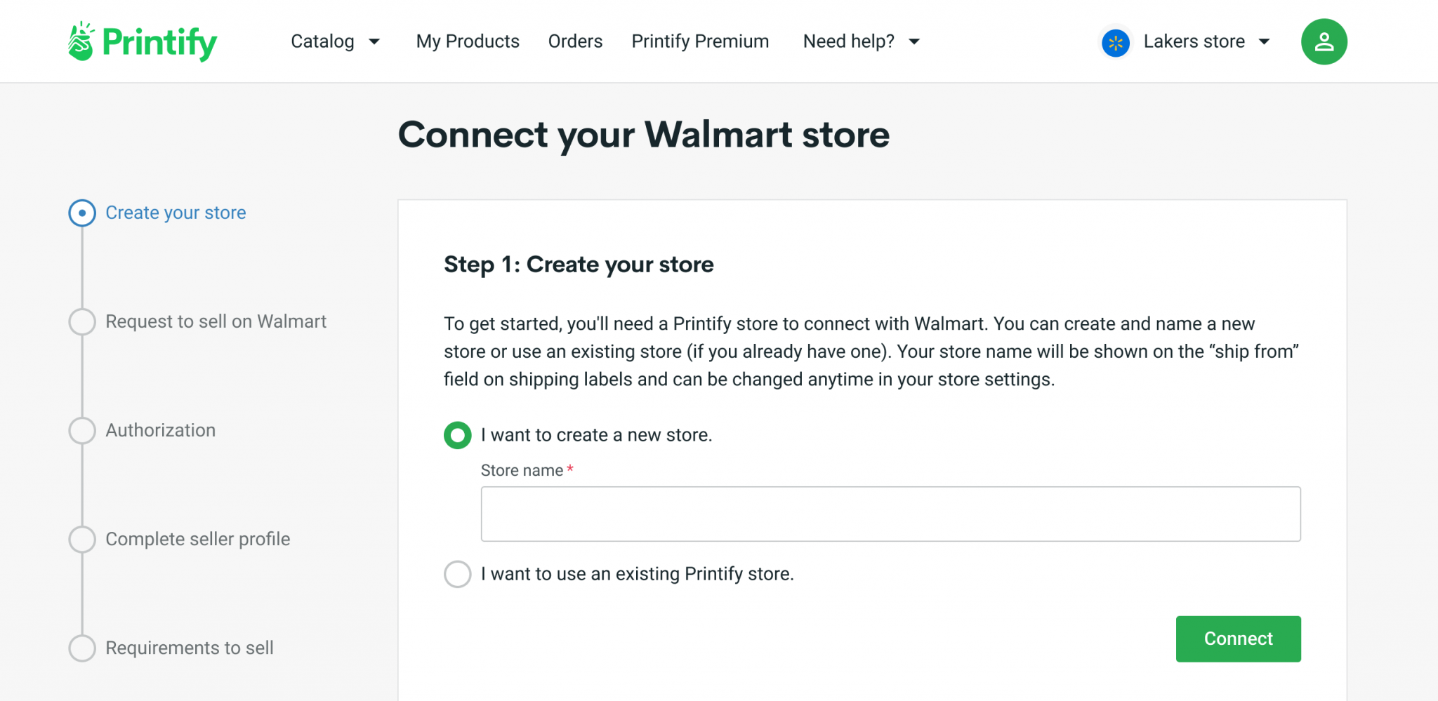 Walmart Print on Demand Integration Printify