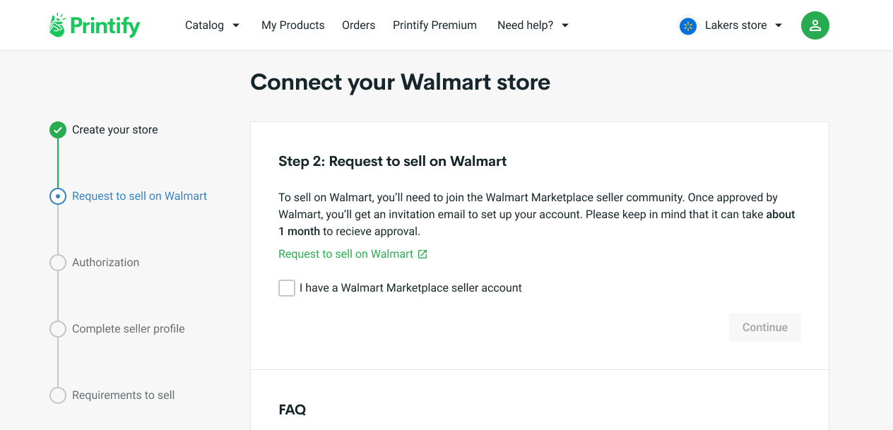Walmart Print on Demand Integration Printify