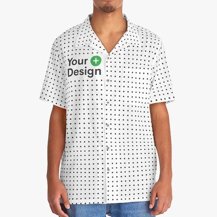 Men's Hawaiian All-Over-Print Shirt - Your Design