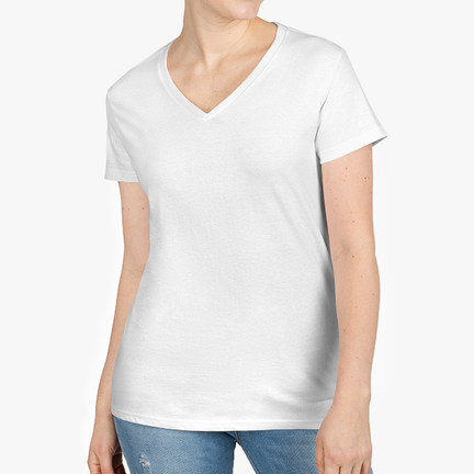 <a href="https://printify.com/app/products/972/gildan/ladies-v-neck-t-shirt" target="_blank" rel="noopener"><span style="font-weight: 400; color: #17262b; font-size:16px">Ladies' V-Neck T-Shirt</span></a>