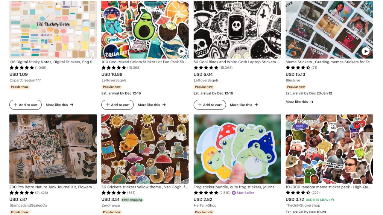 Why Sell Stickers on Etsy
