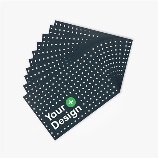 Just Print Black And White Dots Blank Invitations With Envelopes