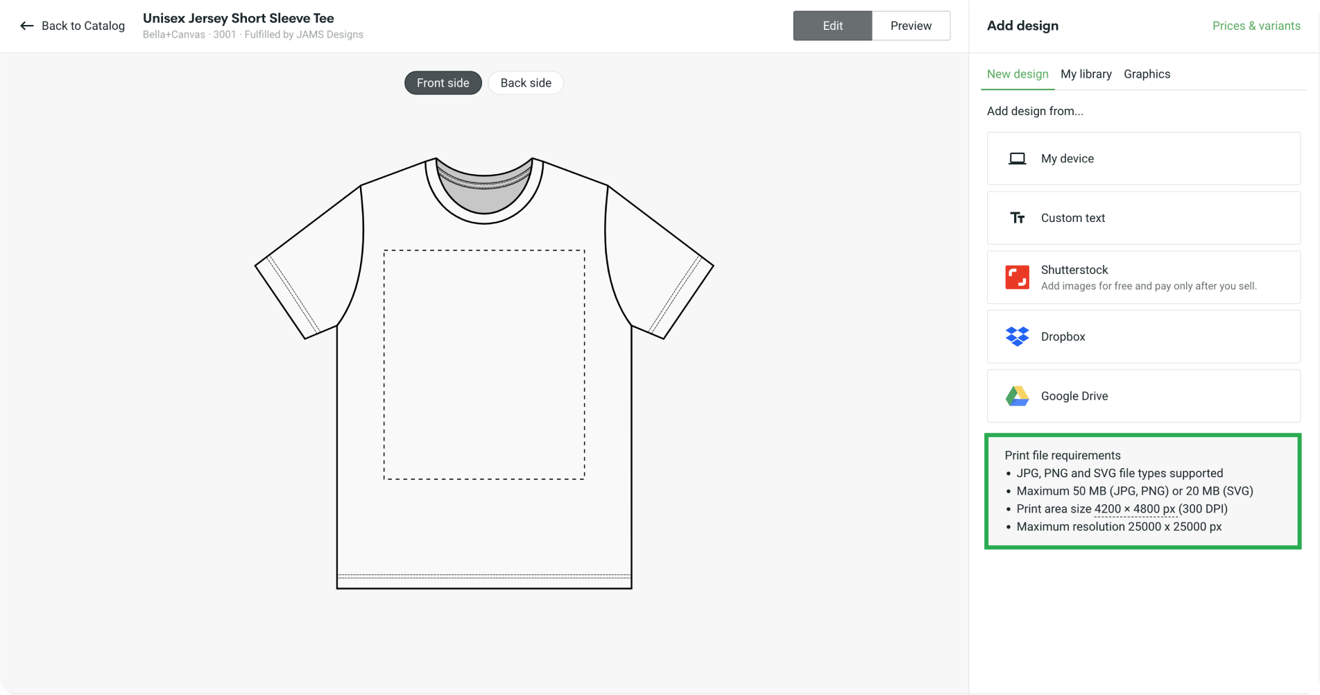 Design Custom Jerseys With Printify