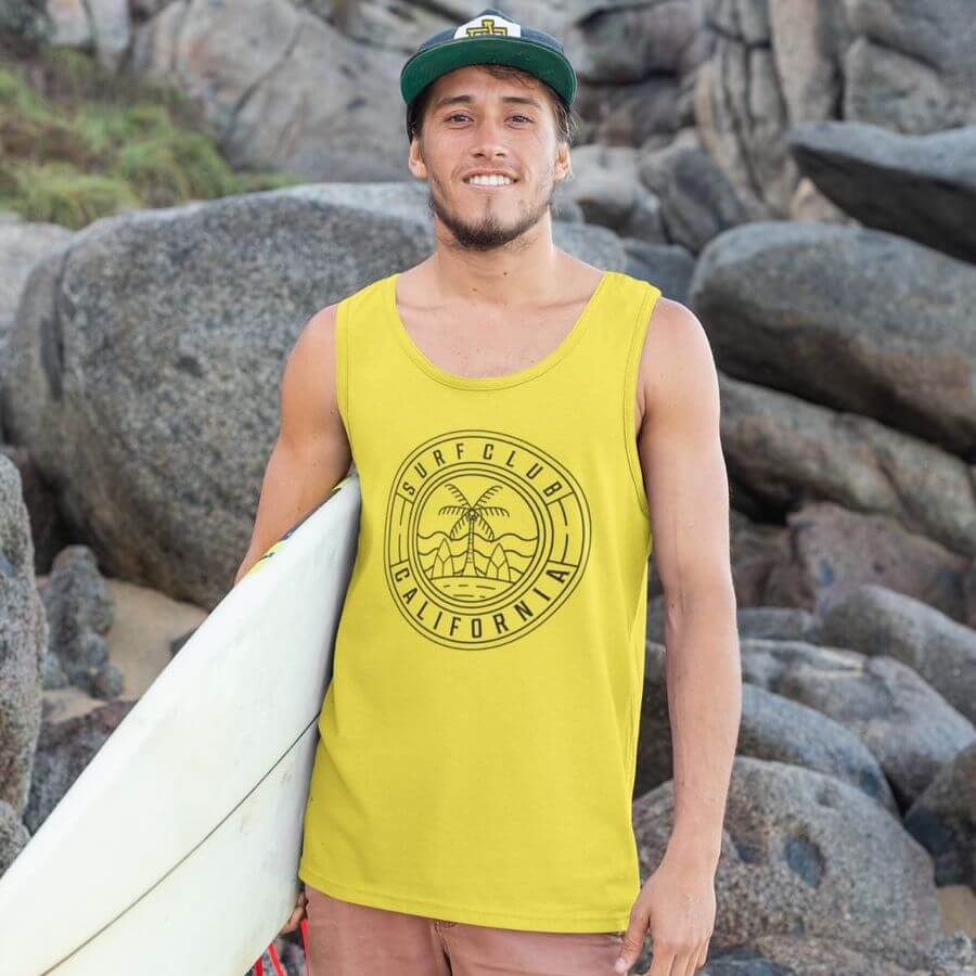 Custom Men's Tank Tops. Printed Mens Tank Tops.