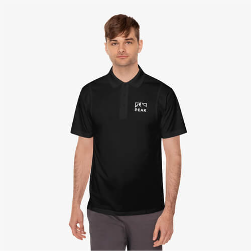 Men's 100% Polyester Printed Customizable Logo Golf Polo Shirt - China  Shirt and T-Shirt price