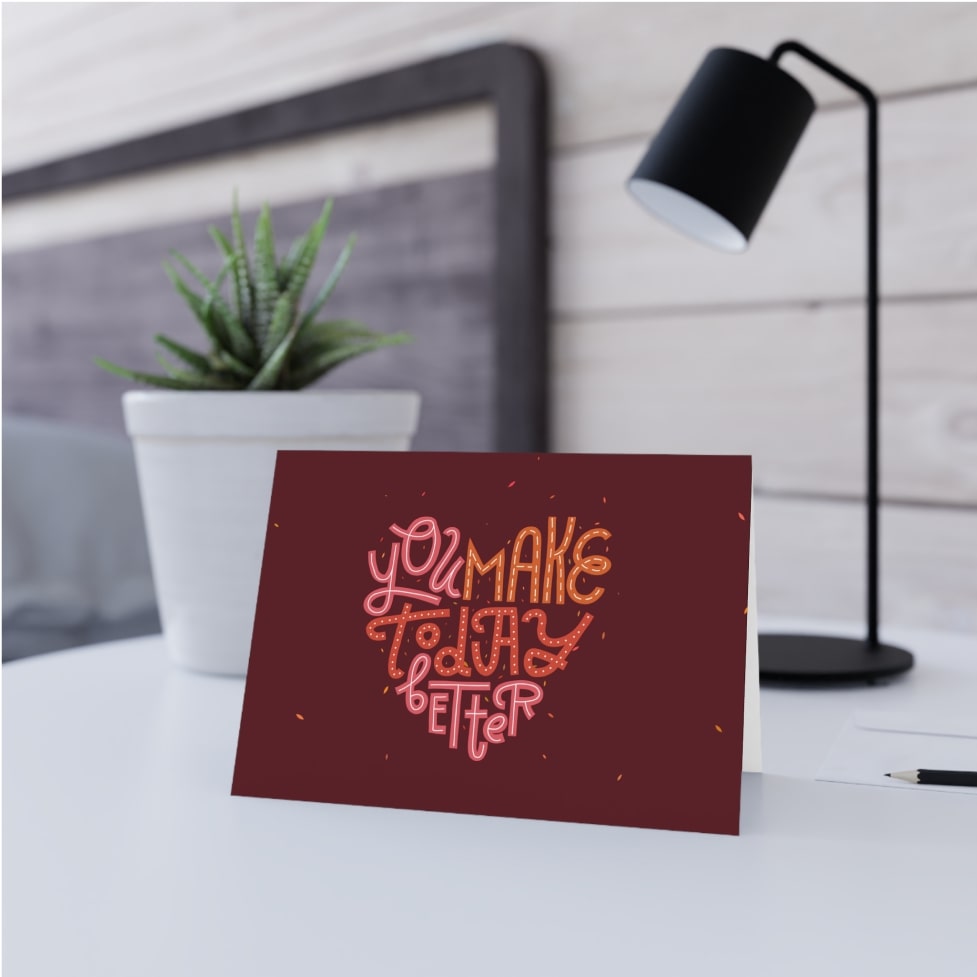 Custom Greeting Card Printing  No Minimum Order – Printify