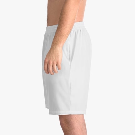 Men's Elastic Beach Shorts (AOP) - Side