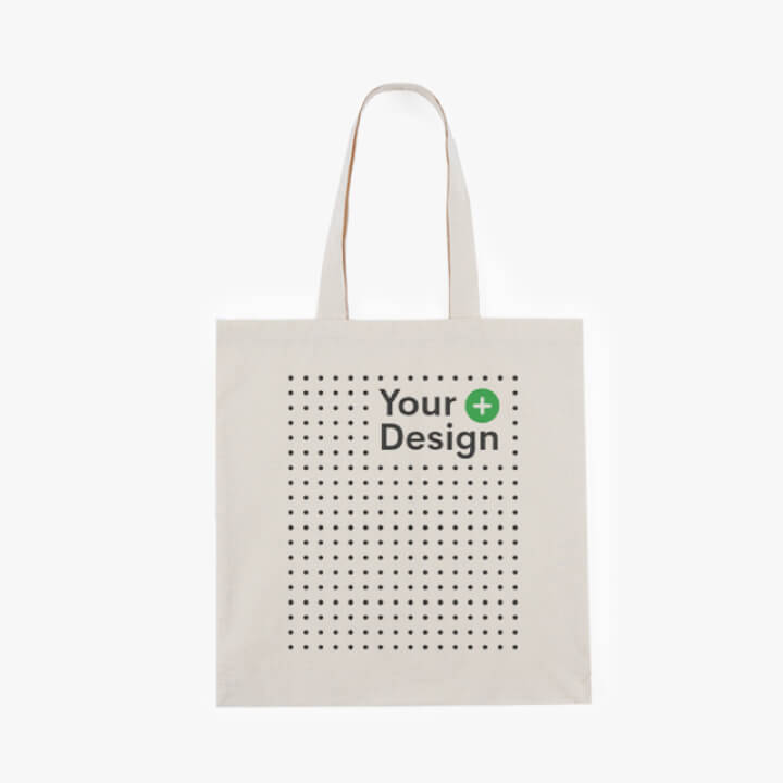 Promotional beach bag in waterproof fabric with printed logo