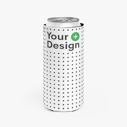 Slim Can Cooler with Your Design