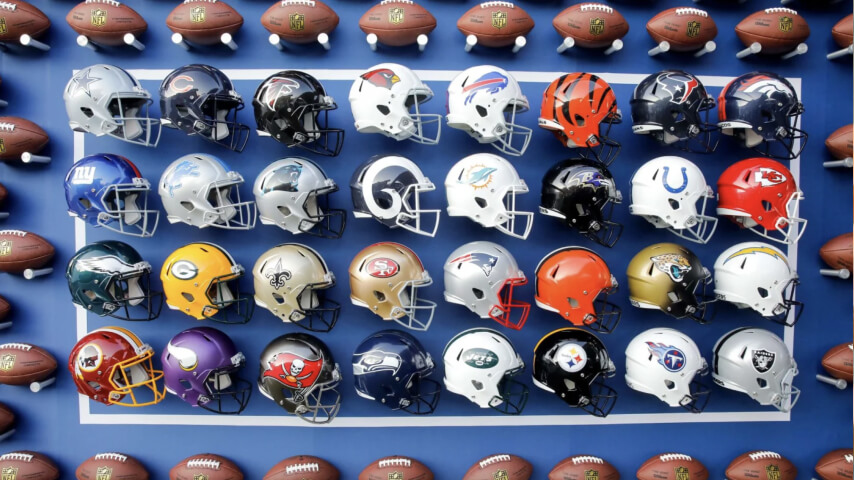 Super Bowl-themed design