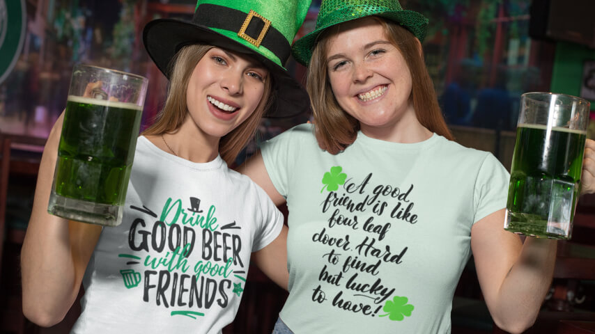 Men's St. Patrick's Day T Shirt Beer Shirt Want Beer Funny St