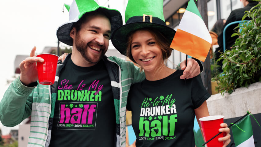 Couples St. Patrick’s Day Shirts