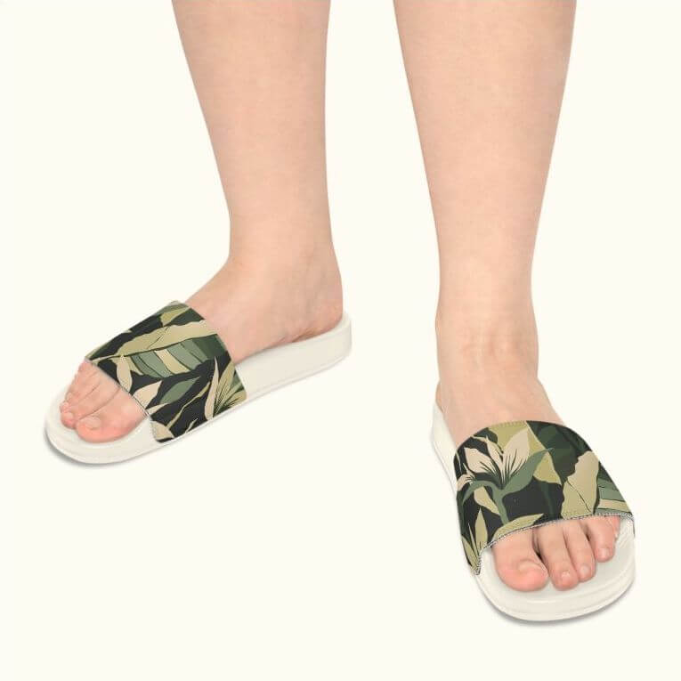 Custom logo slide discount sandals