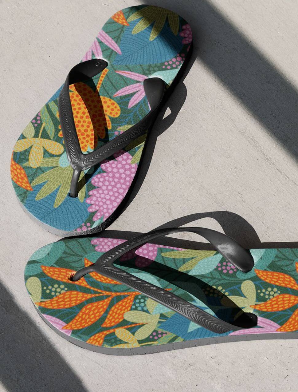 1) Stylish Flip Flop Sandals Design