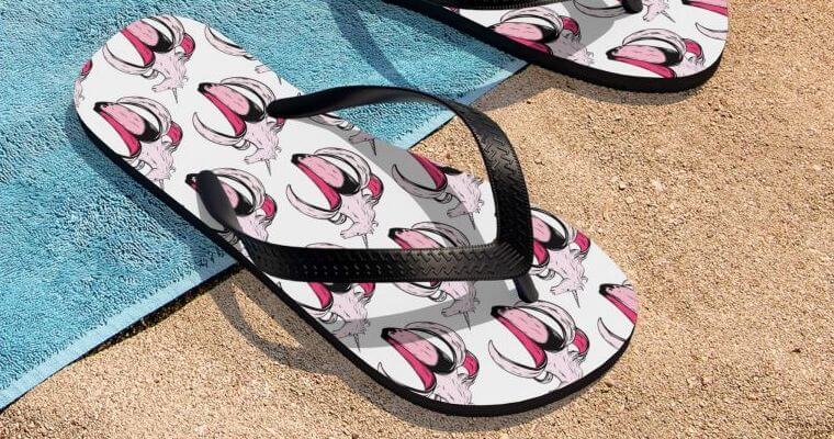 Flip flop wave aqua, Make your own item