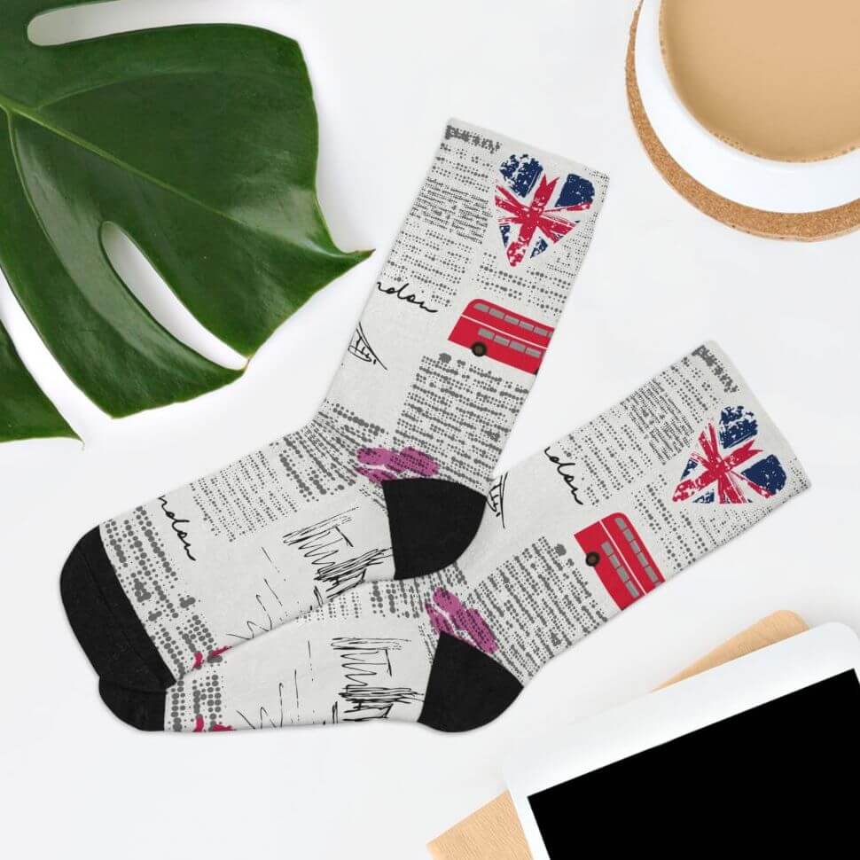 Make Personalised Socks With Printify