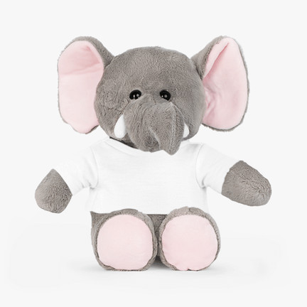 Plush Toy with T-Shirt - Elephant