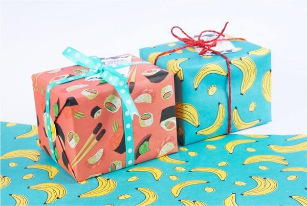 Custom Personalized Gift Wrap Modern Aesthetic Wrapping Paper