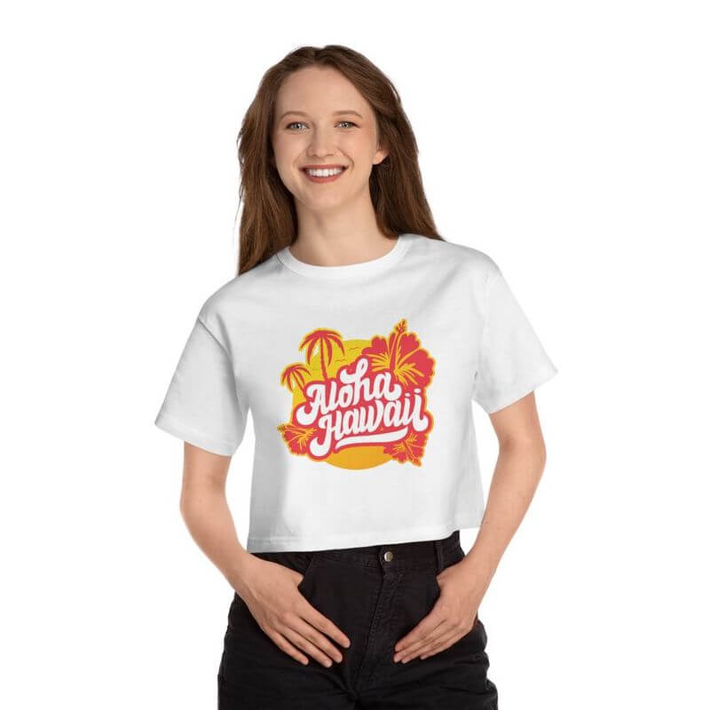 Design Your Own Summer Products - Champion Women’s Heritage Cropped T-Shirt