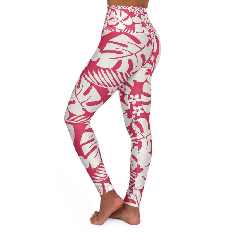 Design Your Own Summer Products - High-Waisted Yoga Leggings