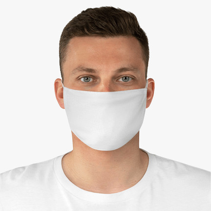 Fabric Face Mask Blank Man