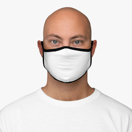 Fitted Polyester Face Mask Blank Man