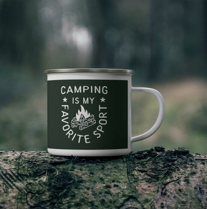 Enamel Camping Coffee Mugs  Creative Enamel Coffee Mug