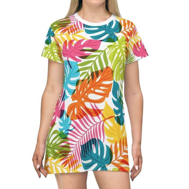 Summer Products to Sell - All-Over-Print T-Shirt Dress